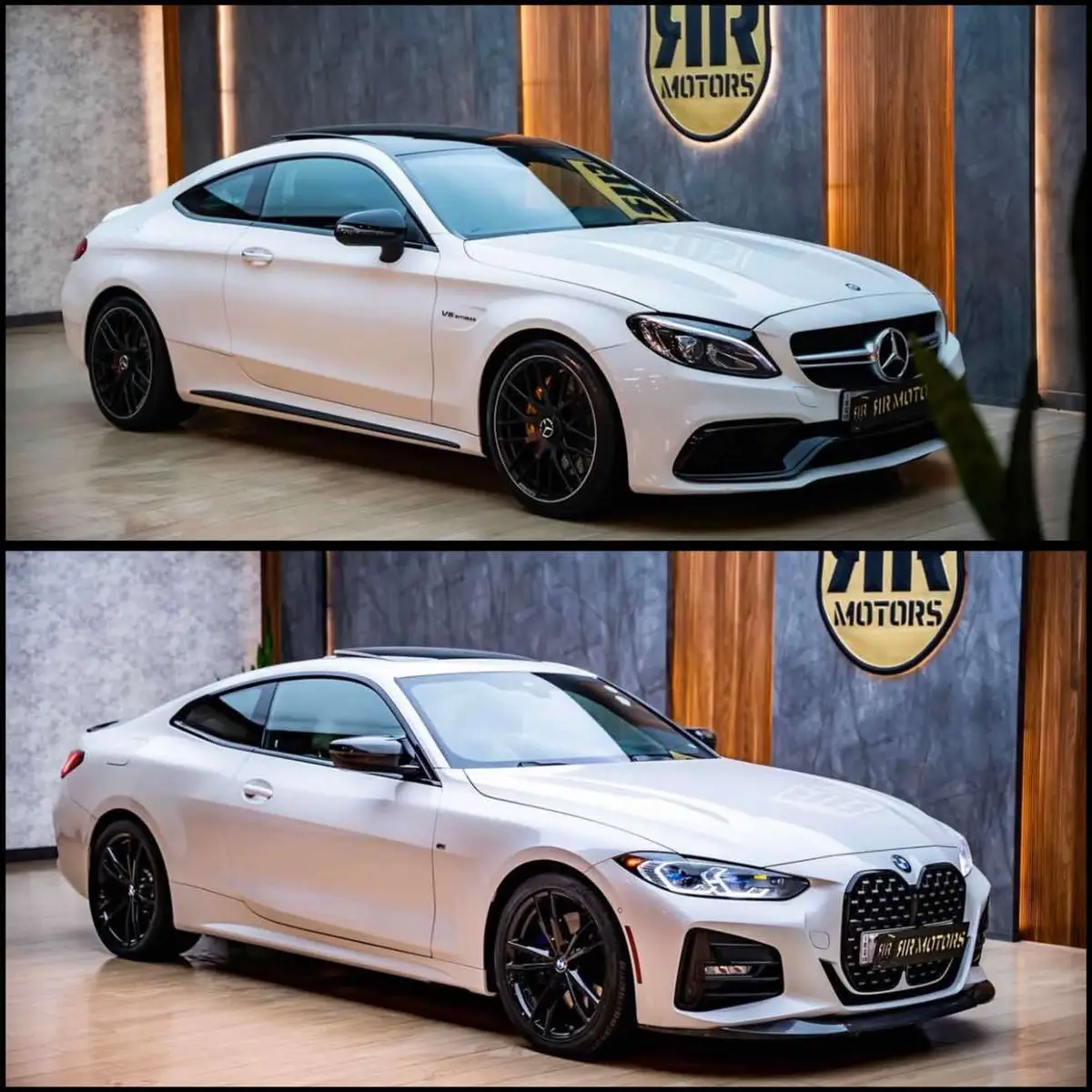 #rrmotors🏎️ #MERCEDES BENZ    C63 Vs BMW 430i#1millionauditioni #iraq_qatar_india_china_america 