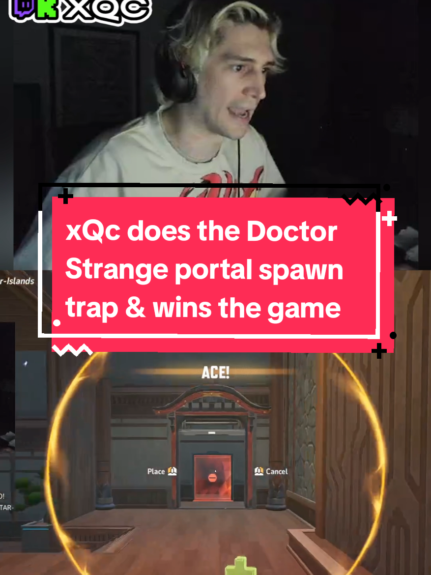 Doctor Strange's Pentagram of Farallah ability lets you place portals at enemy spawn points to trap them #xqc #doctorstrange #marvelrivals #gaming #ranked #competitive #drstrange #twitch #livestream #fyp 