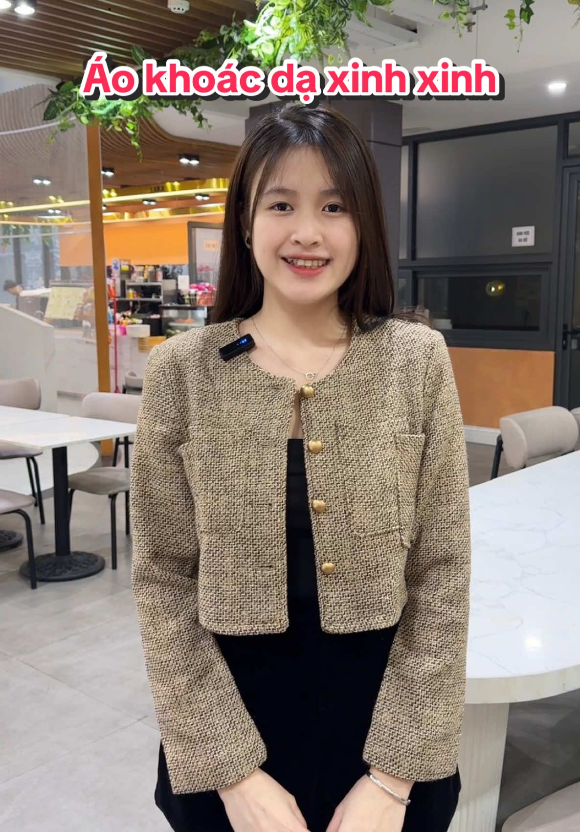 Áo khoác dạ xinh xinh #ao #aonu #aokhoacda 