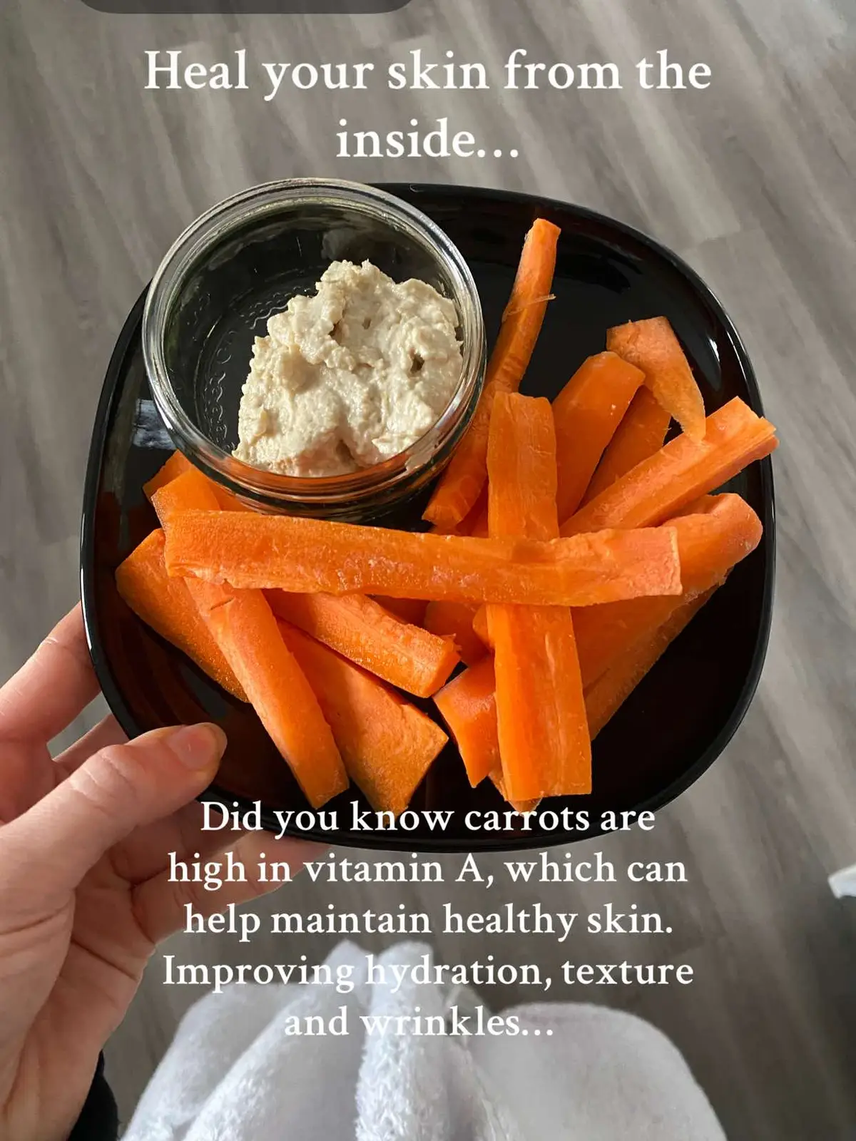 Heal your skin from the inside and outside by eating your vitamin A (don’t eat retinal) #acnetips #retinal #retinol #carrots #nutritiontips 