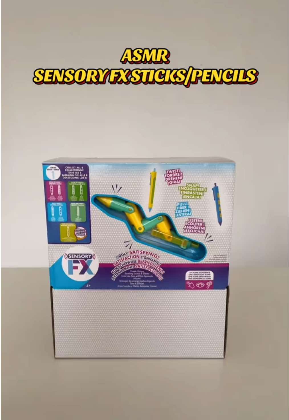 ASMR Sensory FX Sticks / Pencils  #fidgettoys #sensory #fidgets #foryourpage #asmr #justplay #sensoryfx #stimtoys #fidget 