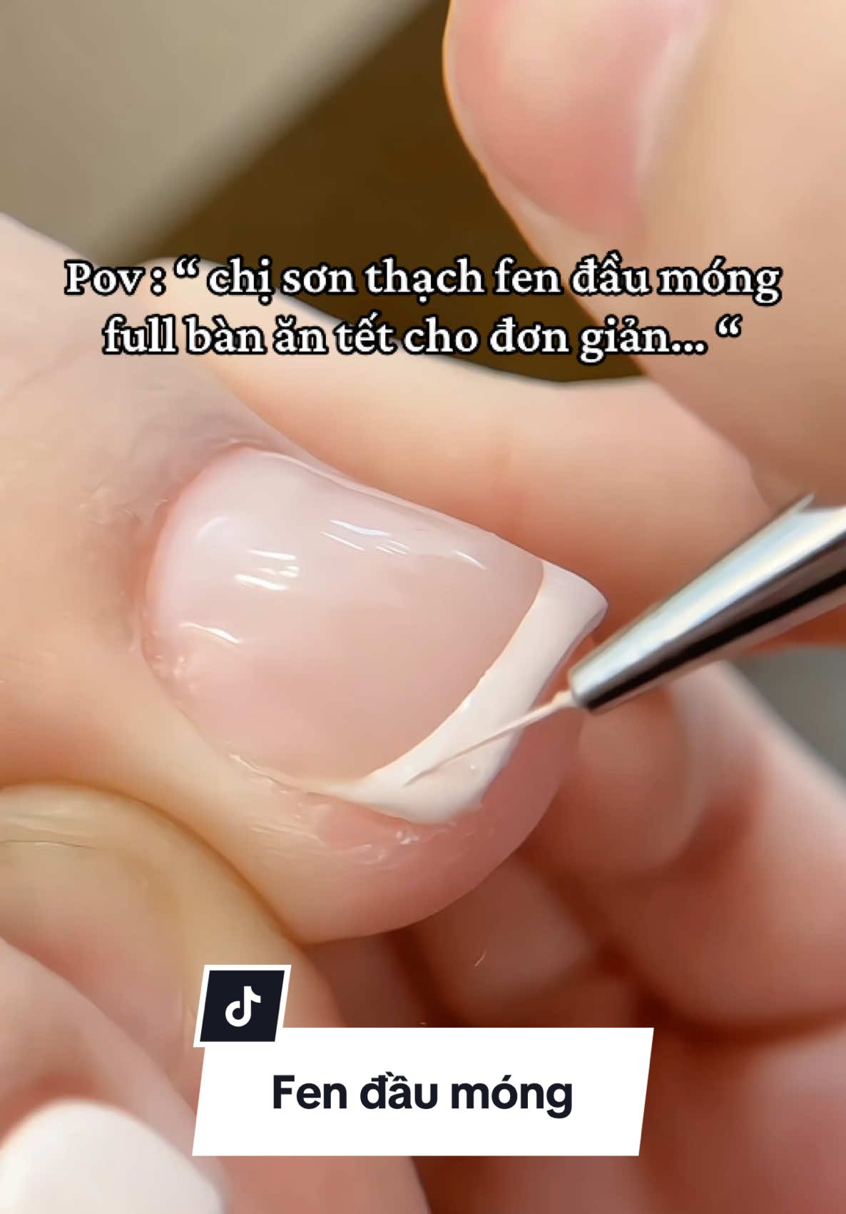 Top 1 đơn giản : fen đầu móng 🤤 #nailphunhuan #hcm #nailxinhphúnhuận #nailxinhpleiku #daynailphunhuan #sodahousenail #nailtet #lichnailtet #lichnailtetsg #nailhcm #nailtetdepphunhuan #nailtetdeppleiku 