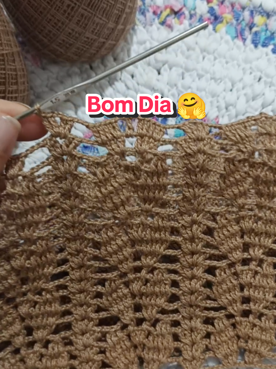 Voltando a fazer a regata ponto Folha 🌿#crochet #crochepassoapasso #croche #comofazercroche #roupadecroche 