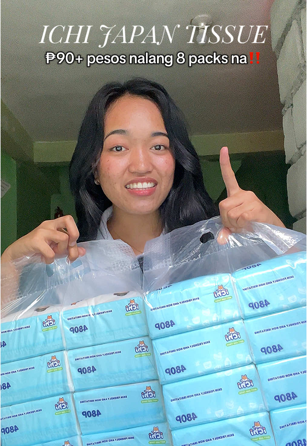 Habol na nga mii gawang Japan na tissue to 😭😍 #tissue #tissuepaper #ichitissue #fyp #ichitissue480sheet8pack 