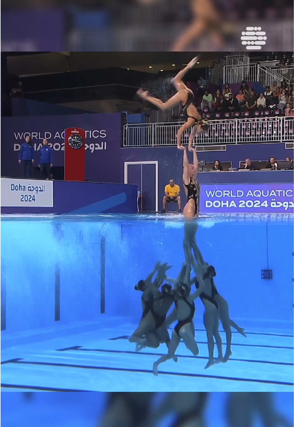 Check out 🇺🇸 Team USA’s incredible #ArtisticSwimming routine from Doha last year 🙌 We can’t wait to see them back in action this year 🔥