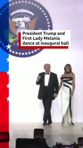 The inaugural ball is held to celebrate the begining of a new term of the president of the United States. #DonaldTrump #MelaniaTrump #President #FirstLady #US #InauguralBall #WashingtonDC #News #BBCNews