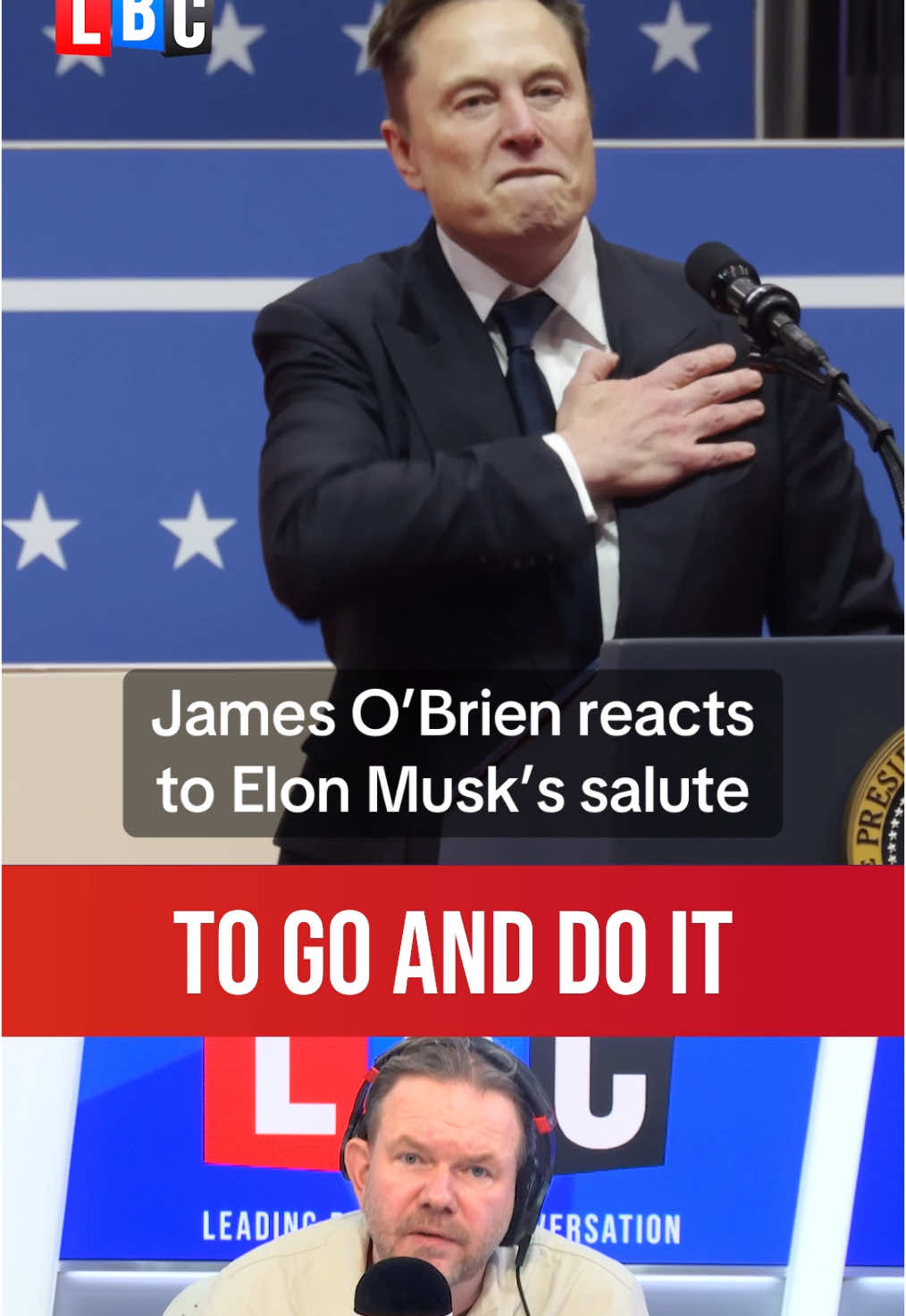 “Do it at work and see what happens” #LBC #jamesobrien #elonmusk #politics 