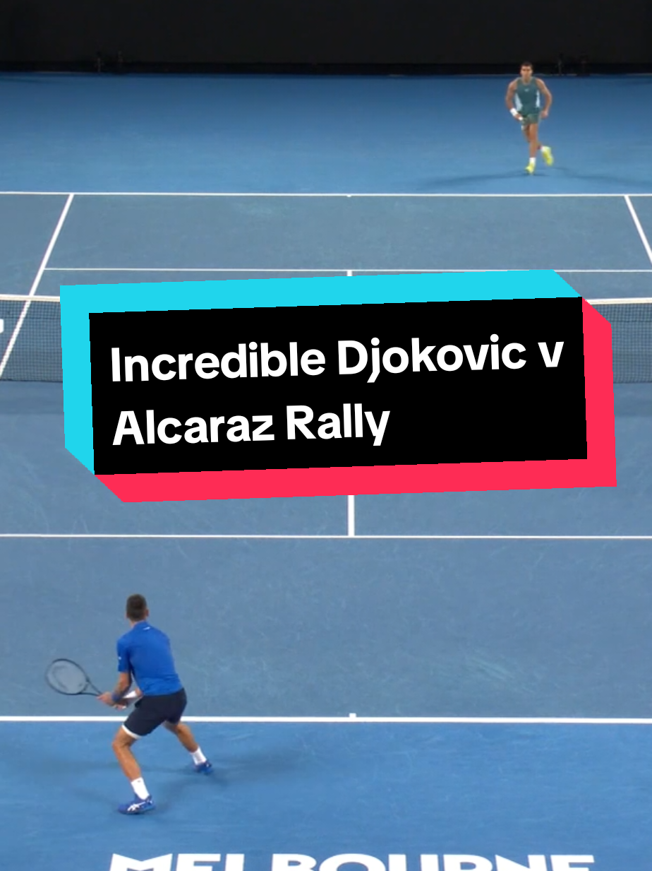 WHAT. HOW. 🤯 #AusOpen #Djokovic #Alcaraz @ESPN @Eurosport @Wide World of Sports #wowow 