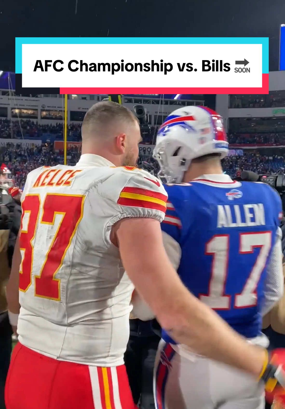 Another chapter in this epic series. #chiefs #bills #playoffs #patrickmahomes #joshallen