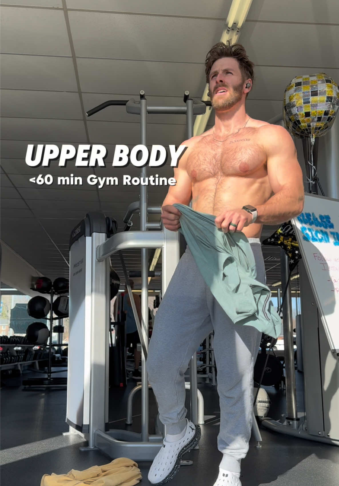 Save this upper body workout for later 🤝🏽 #upperbody #gymroutine #upperbodyworkouts