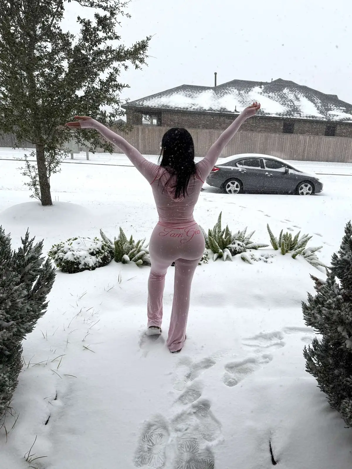 #snowingintexas #nieve #fypシ #OOTD 