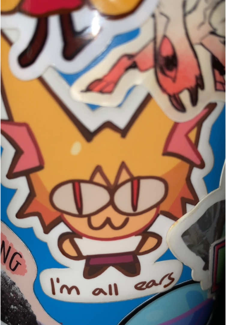 Quite humorous, quite the laugh I did have when I saw that funny cat. #necoarc #bigears #kawaii #stickers #pilk 