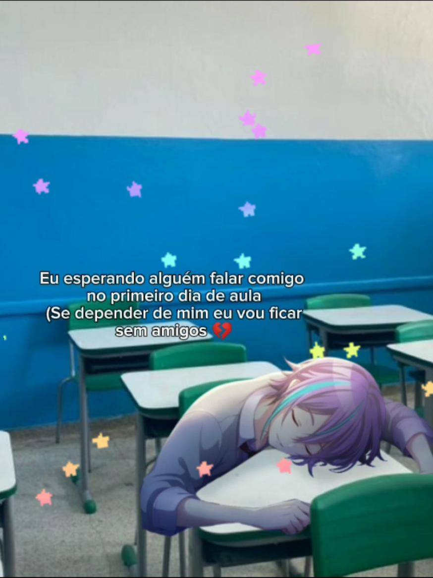 ꒰ ⩨ .’· ៹ ׅ🏫. · ׅ ▸ ʚ : : Eu esperando alguém falar comigo no primeiro dia de aula (se depender de mim eu vou ficar sem amigos💔) ˚˖⁺ ꒱ 𓏲 ib:@wcandy  ˖ ⌗ taggs:#fly #flypシ #viral #viraliza #ruikamashiro #comunidadeflop #foryou 