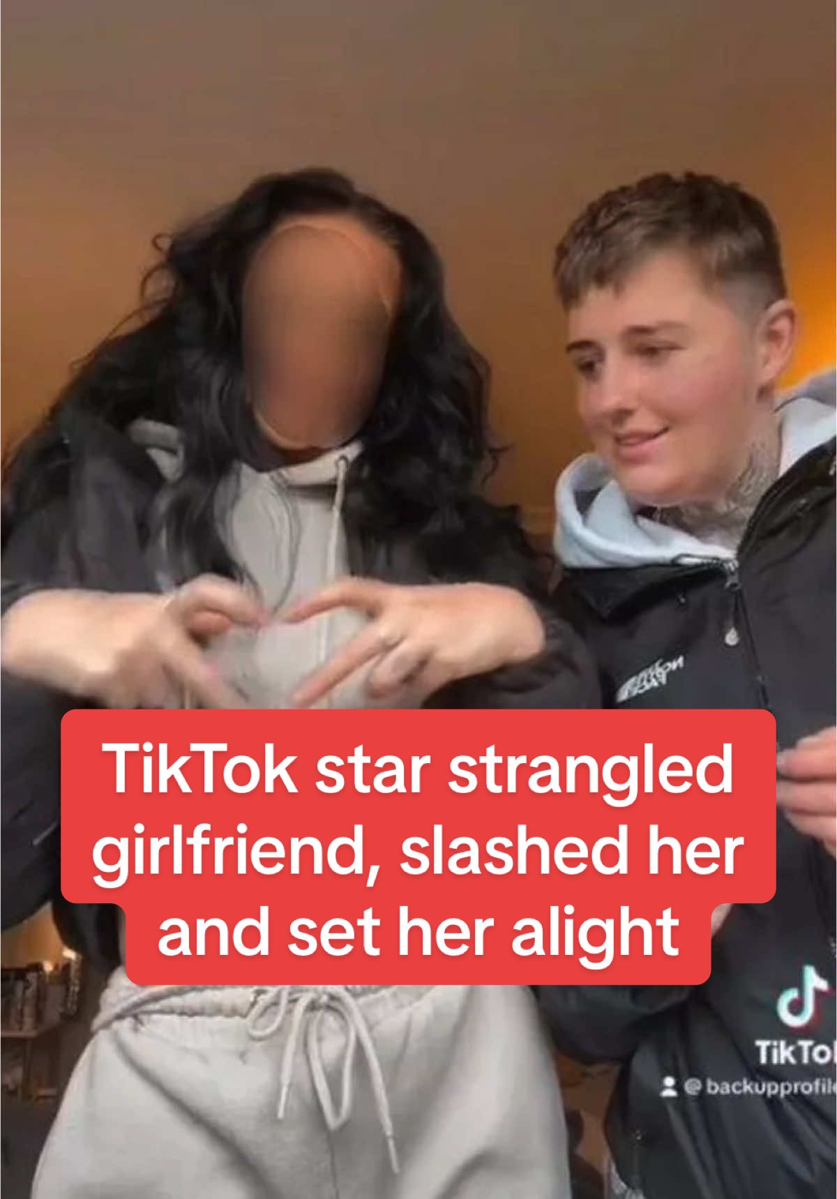 TikTok star strangled girlfriend, slashed her and set her alight  #dailymirror #breakingnews #fyp 