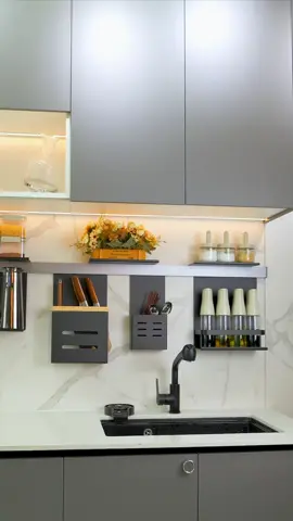 Smart & Stylish Kitchen Organization Ideas! #furnituredesign #interiordesign #gadget #goodthing 