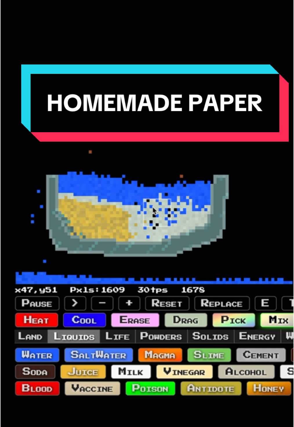 Replying to @HU TAO make paper from scratch!! #sandboxels #webgame #browsergames 