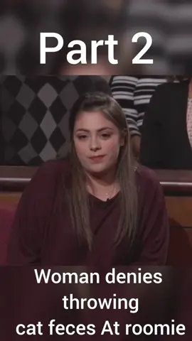 part 2 woman denies throwing cat feces At roomie #judgejudy #judgejudy #viral #judgejudy 