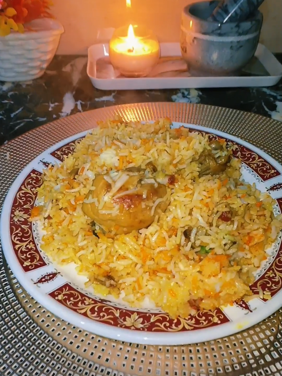 Simple recipe of Spicy Biryani .  .  #foryoupage #viraltiktok #goviral #chicken #100k #fypシ゚viral #fyp #viralvideo #foryou #fypシ #tiktok #1millionaudition #howto #viral #cravings #5millionviews #quickrecipes #yummy #Spicy #biryani 