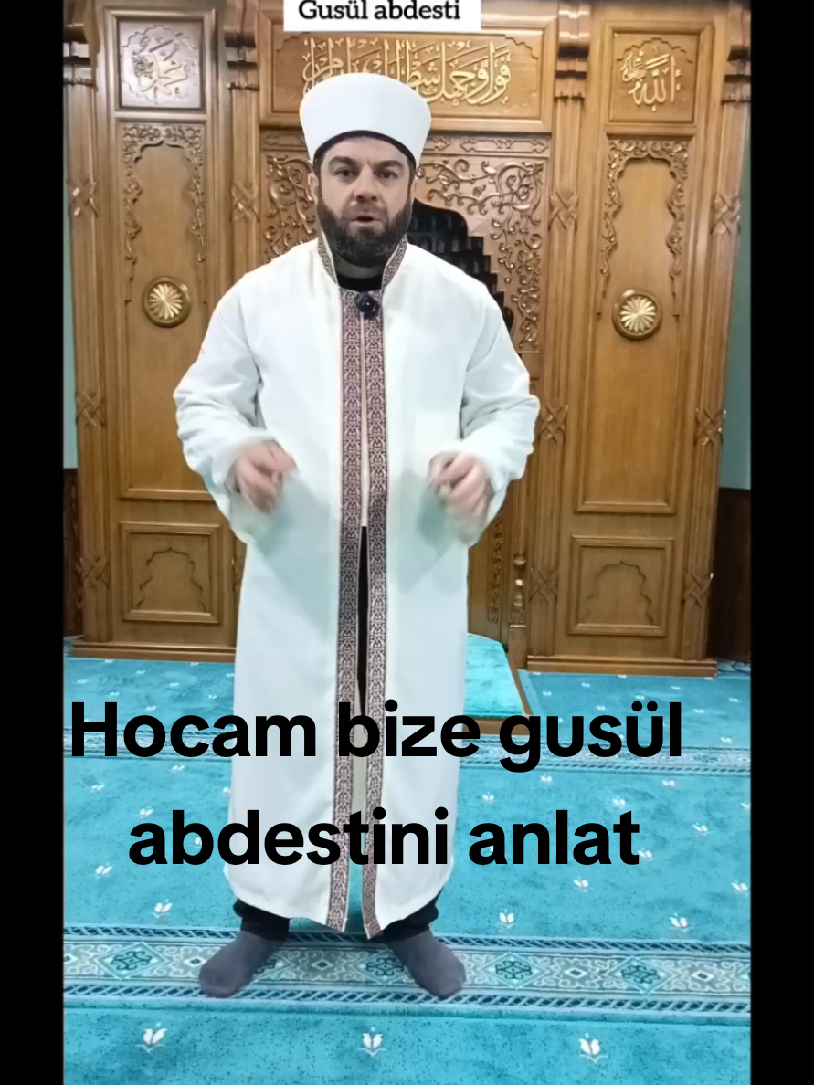 Hocam bize gusül abdestini anlat