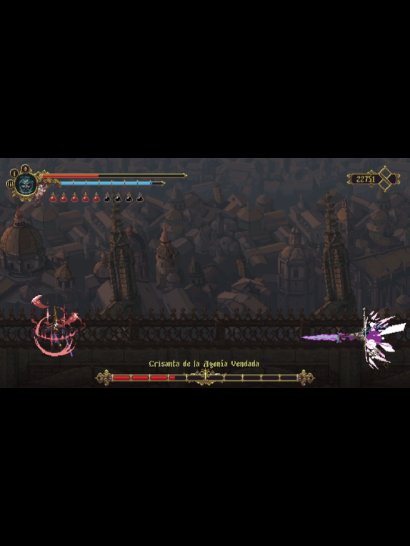 crisanta de la agonía vendada. #blasphemous #penitente #game .
