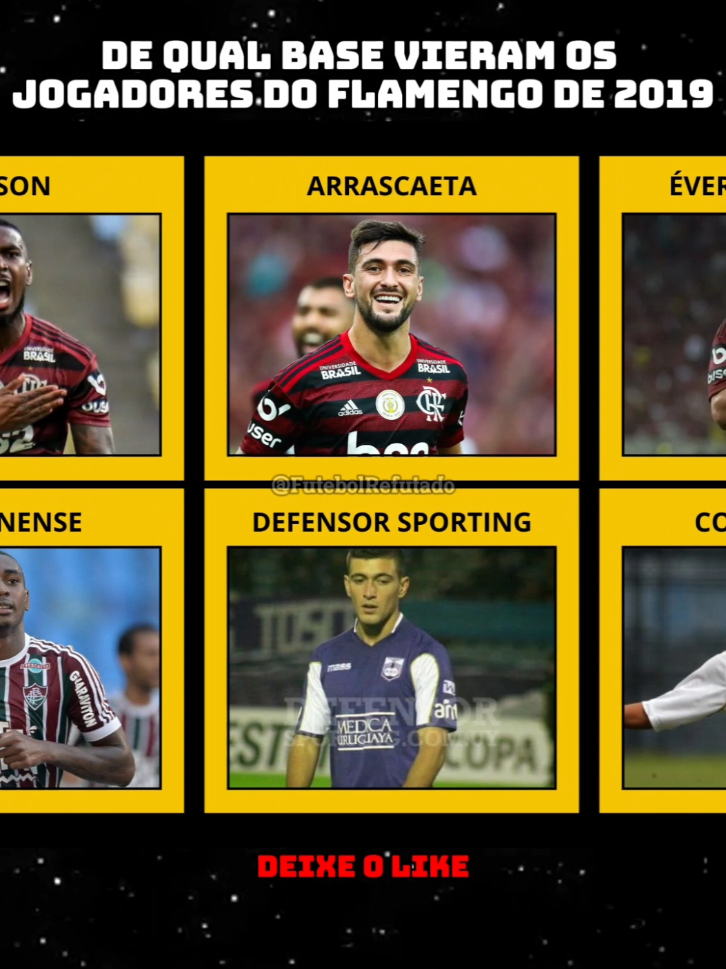 DE QUAL BASE VIERAM OS JOGADORES DO FLAMENGO CAMPEÃO DE 2019 #flamengo  #copinha2025 #futebol 