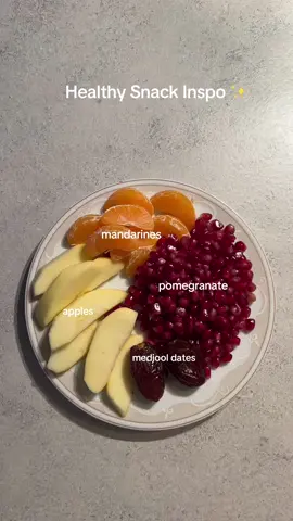 Healthy Snack idea ✨🍓🍏🍊 Healthy snacks made simple and delicious💫 Perfect for busy days or when you need a quick energy boost. Eating clean doesn't have to be complicated - it's all about balance and making mindful choices. Fuel your body, feel your best💗🫶🏻✨ #healthyliving #snacks #healthylifestyle #snacksrecipe #healthysnacks  #healthygirl #snackideas #apple #mandarin #pomegranate #dates #medjooldates #healthygirl #healthygirlsnacks #girlsnacks #healthygirlsnacks #healthysnacks #healthysnackinspo #highproteinsnacks #highprotein #highproteinmeals #highproteinrecipes #highproteinbreakfast #highproteinsnack #highproteinsnacks #healthyeating #GymTok #gymgirl #weightlosscheck #weightlosstransformation #GlowUp #absaremadeinthekitchen #howtoloseweight #healthydinnerideas #healthysnackideas #healthylunchideas #snackinspo #HealthyBreakfastldeas #SkinFriendlyFoods #GlowFromWithin #EasyRecipes #breakfastinspo #viral #fyp #girls #healthyrecipes #cleangirl #eating #guthealth #clean #acai #acaibowl#healthysnackinspo #snackinspo #highproteininspo #foodinspo #healthyinspo #30dayresults #20poundsdown #30poundsdown #foryouu #foru #foruyou #foryoupage❤️❤️ 