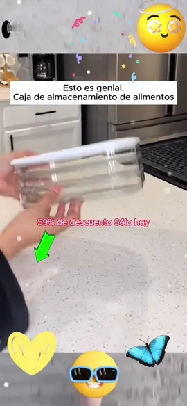 Caja, 1 Recipiente de Almacenamiento de Alimentos Reutilizable de 3 Capas, Organizador de Cocina para Carne y Frutas y Verduras, Accesorios de Cocina, Decoración de Otoño#tiktokshopfinds #TikTokShop#TikTok #foryou#fyp
