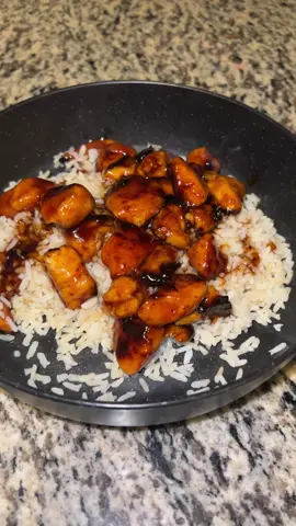 orange chicken and white rice!! #teamwork #cooking #mealprep #creatorsearchinsights #contentcreator #smallyoutuber 