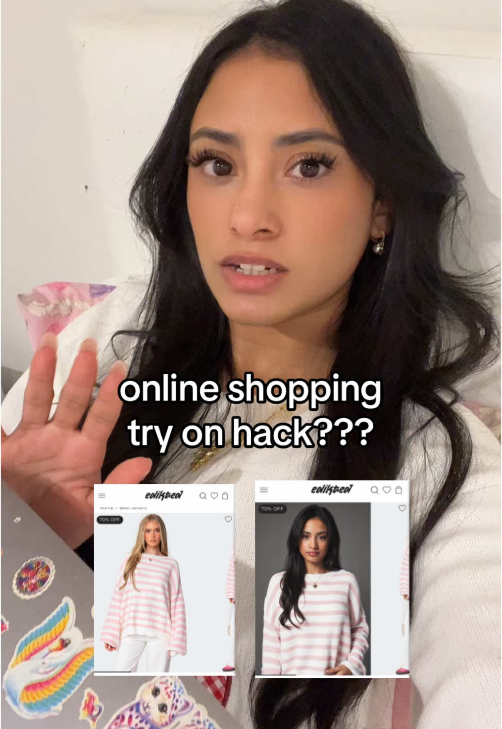 this is the best use of ai  ⸜(｡˃ ᵕ ˂ )⸝♡ i think im onto something with @vybe - try on any outfit #vybepartner 