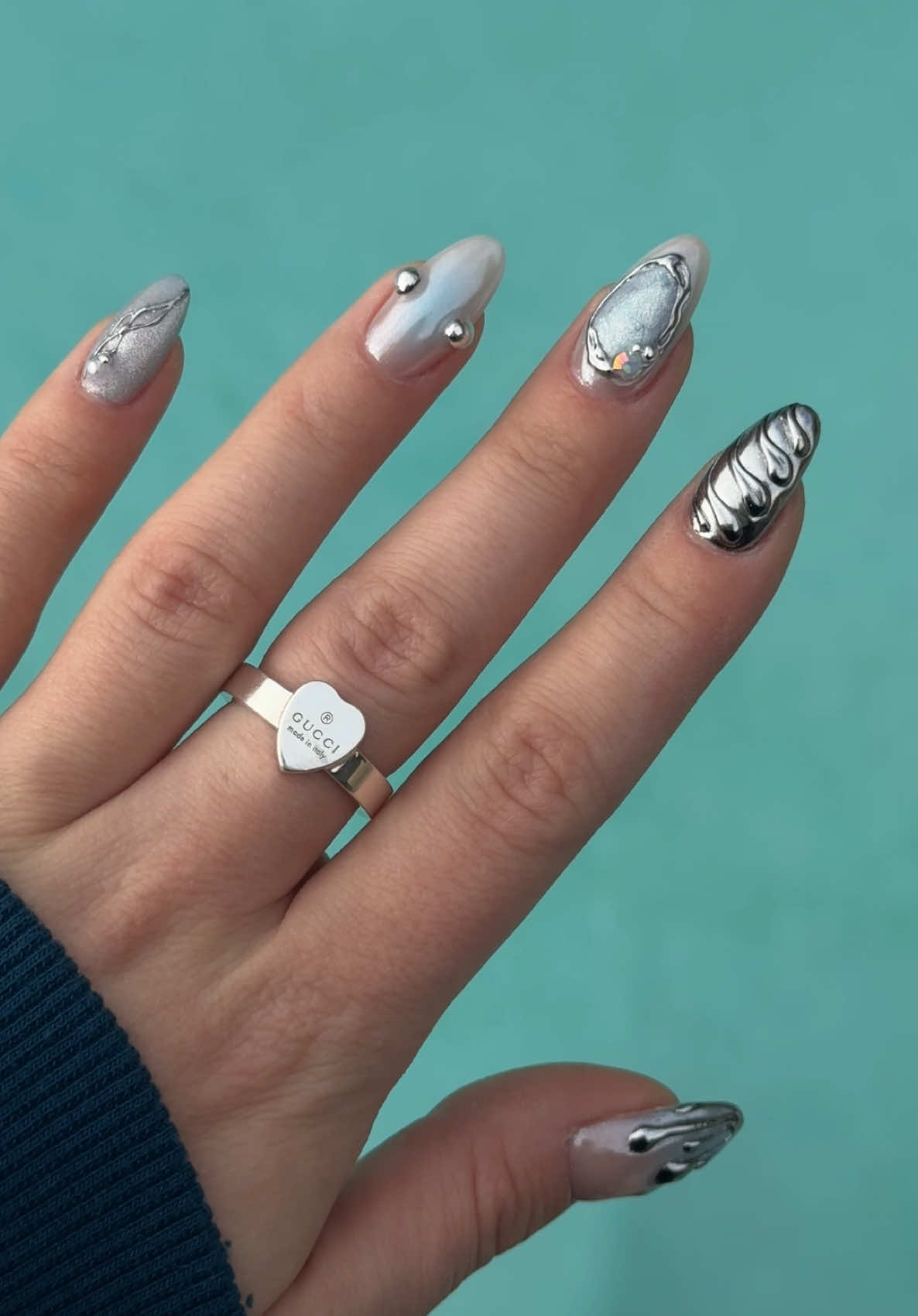 Got my perfect nails done📍@Le Lani Team 🩵