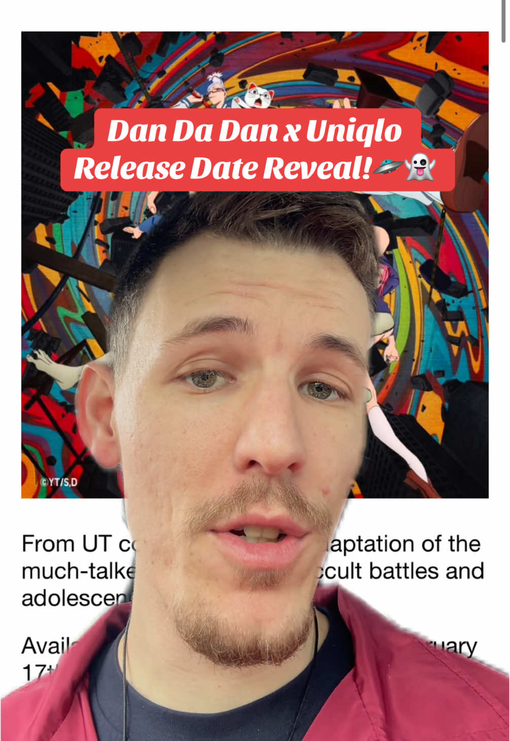 Will you be picking any of the #DanDaDan x @UNIQLO USA collection up? #VIZMedia #MomoAyase #Uniqlo 