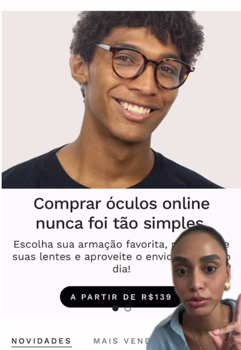 Dúvidas sobre como comprar seus óculos online?  Convidamos a @lari para mostrar, passo a passo, como é fácil e acessível fazer seus óculos de grau na Simples Lente.   Vem com a gente descobrir como escolher armações estilosas e lentes de qualidade pode ser rápido e descomplicado!   www.simpleslente.com.br #oculosdegrau #oculosdesol 