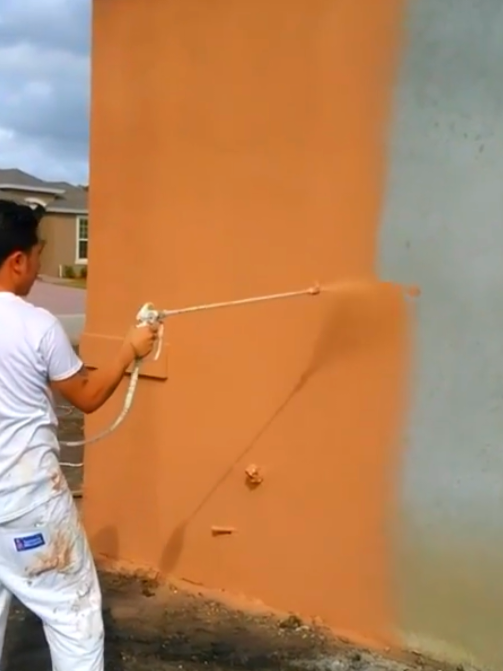 #exteriorpainting #exteriorspraying #housepainting #housespraying 