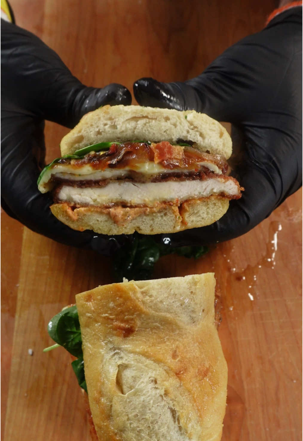 Lemon Chicken Cutlet Sandwich🍗 If you love chicken cutlets in a sandwich, this is the sandwich recipe for you🤌🏼  #sandwich #chicken #recipes #cooking 