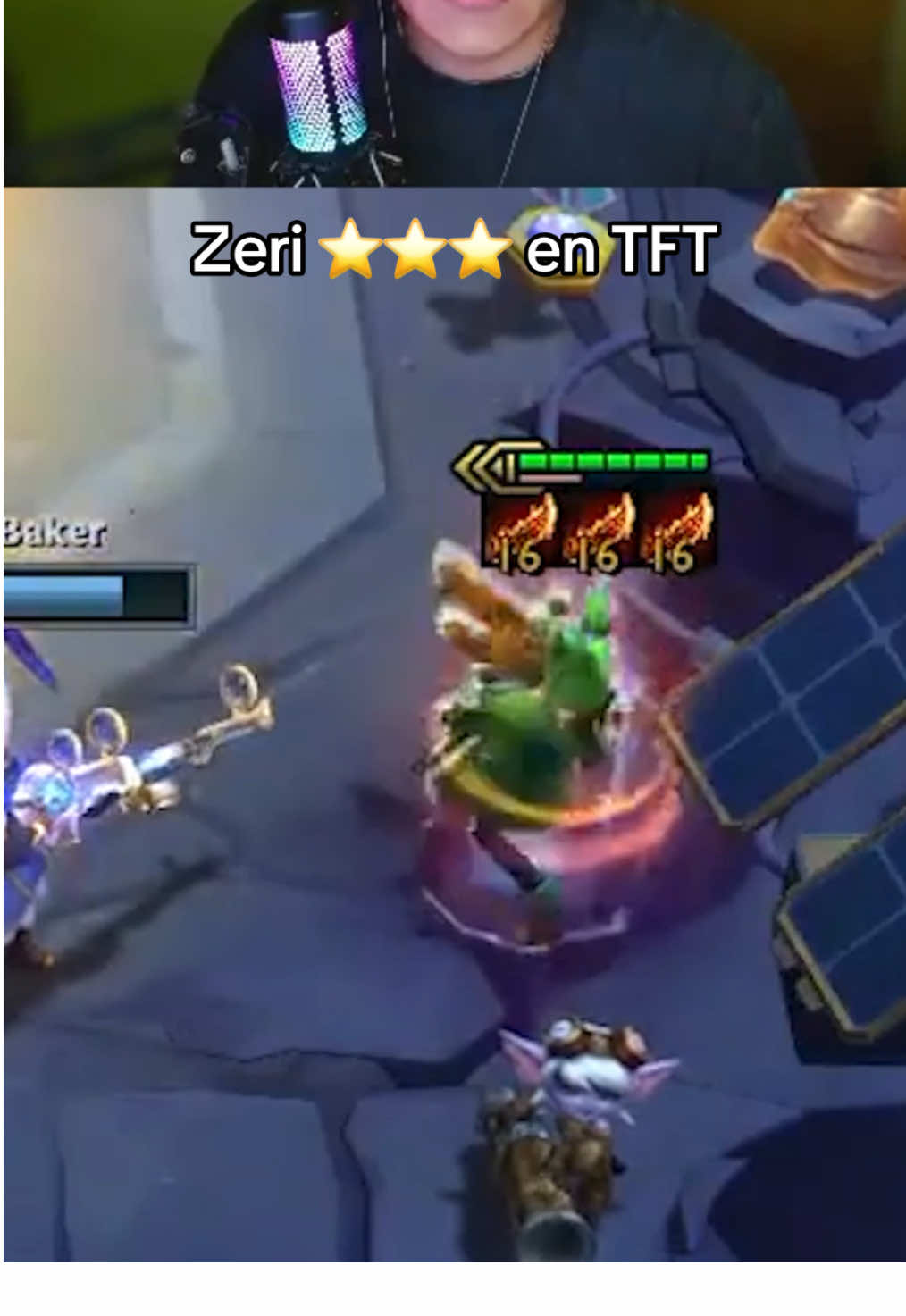 Zeri 3 estrellas está rota en TFT  #tft #teamfighttatics #tftmobile #tftset13 #cesarbaker 