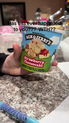 I was looking so forward to my dessert and was left with total disappointment… no strawberries in my strawberry cheesecake ice cream #mominfluencer #MomsofTikTok #ilovemykids #itsafamilything #momssupportingmoms #momof5 #icecreamfail #nostrawberries #fyp #whyme @Ben And Jerry’s Ice Cream #younglife 