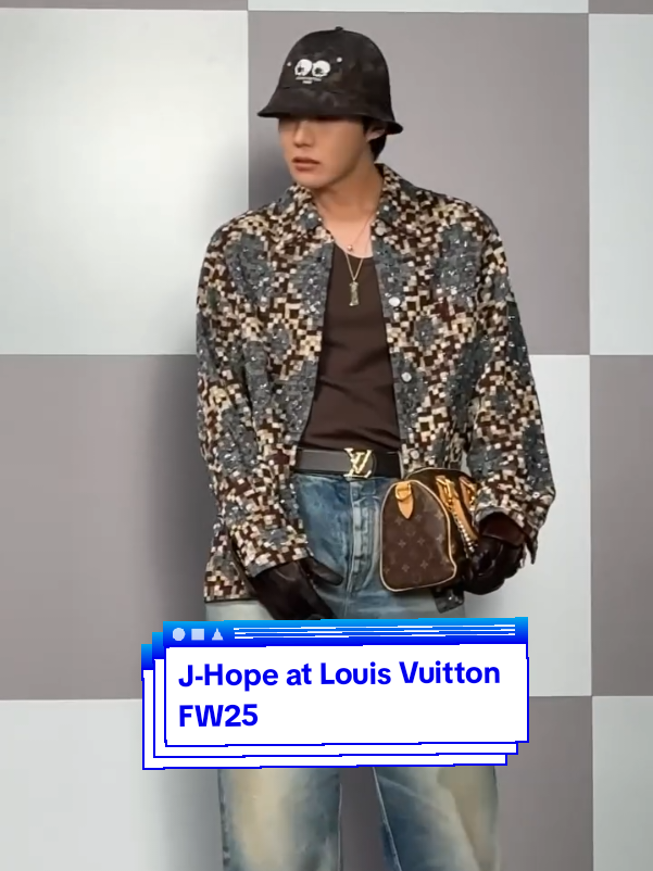 J-Hope เดินทางมาถึงที่พิพิธภัณฑ์ลูฟร์ สถานที่จัดโชว์ของ Louis Vuitton FW25 เป็นที่เรียบร้อย #ELLEMENReports #ELLEMENThailand #LVMenSS25  #LouisVuitton #JHopexLouisVuitton