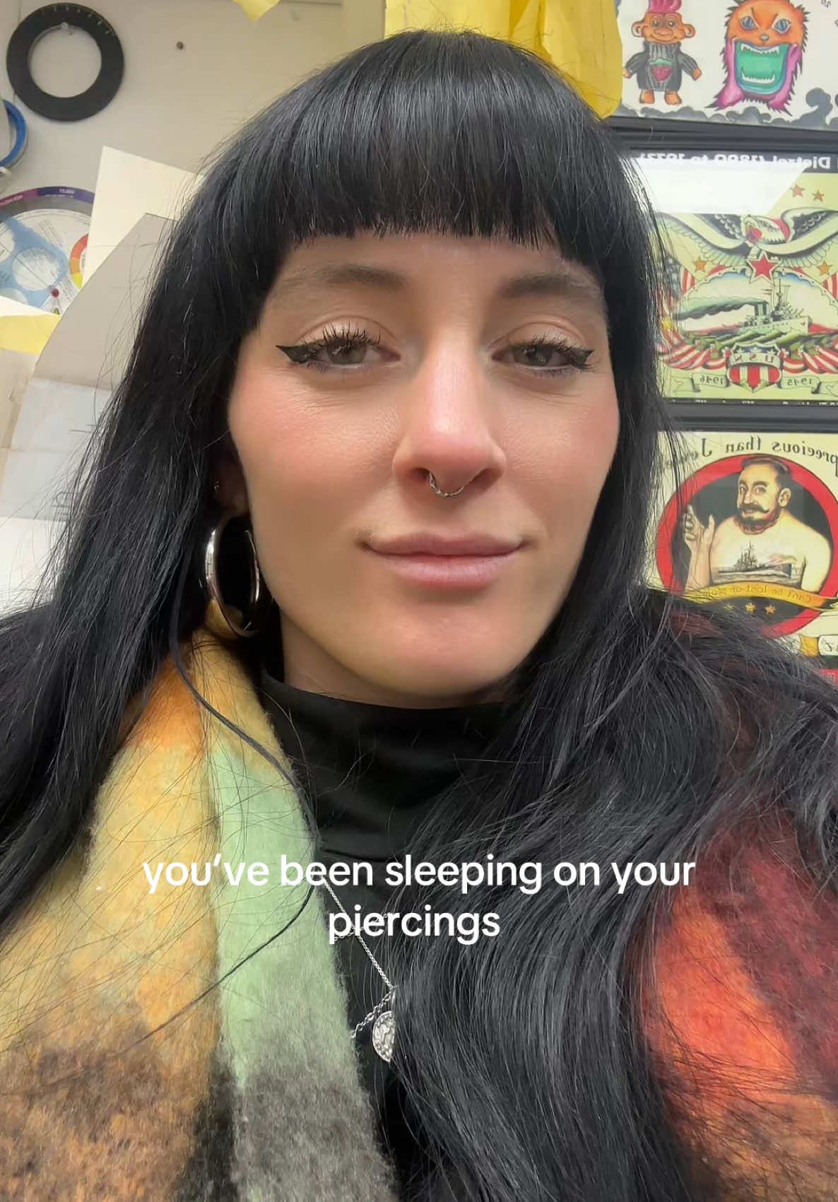 i’m a trained professional babe #piercer #piercing #fyp #trends #xybca #phillypiercer #crookedpiercing #piercingaftercare 