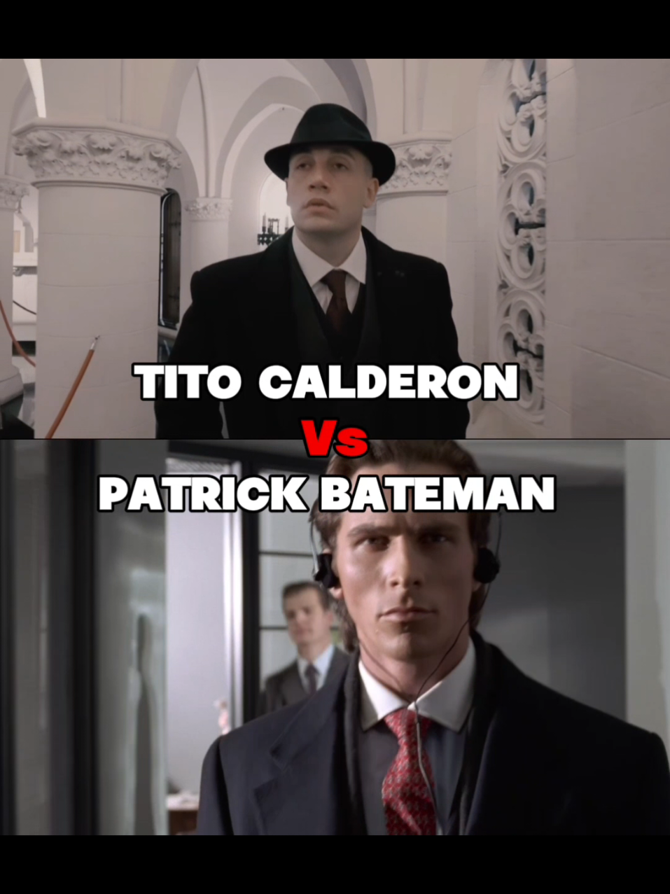 Tito Calderon vs Patrick Bateman  #fyp #parati #titocalderon #bananirou #bananirouclips #argentina #chile #lentejas #dextermorgan #patrickbateman #sigmamale 