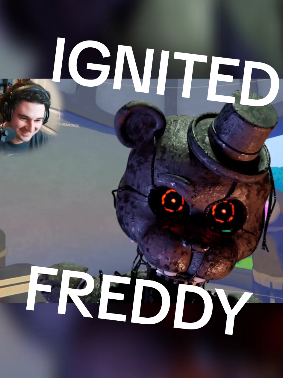 Ignited Freddy impression is spot on 🔥🐻🤣 #fnaf #contentwarning #fyp #funny #clips #gaming 