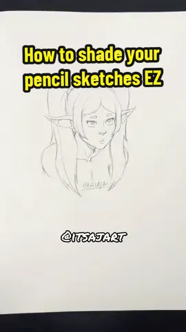 How to shade your pencil sketches #art #drawing #arttutorial #sketchbook #sketching #drawingtutorial 