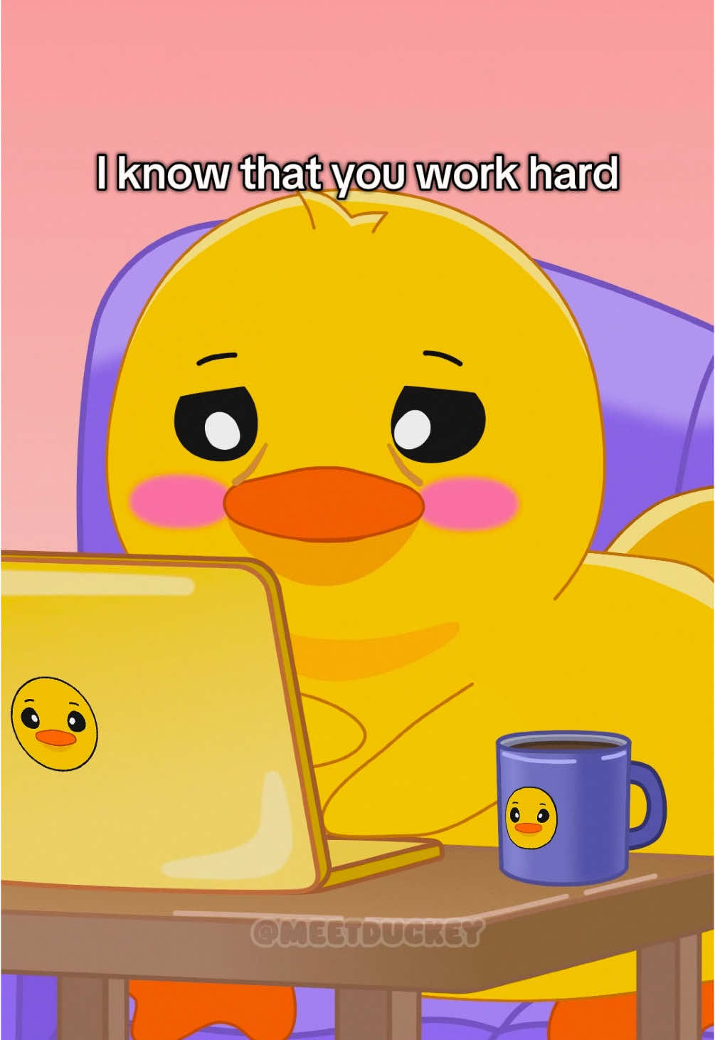 I believe in you 💗 #animation #cute #Relationship #duck 