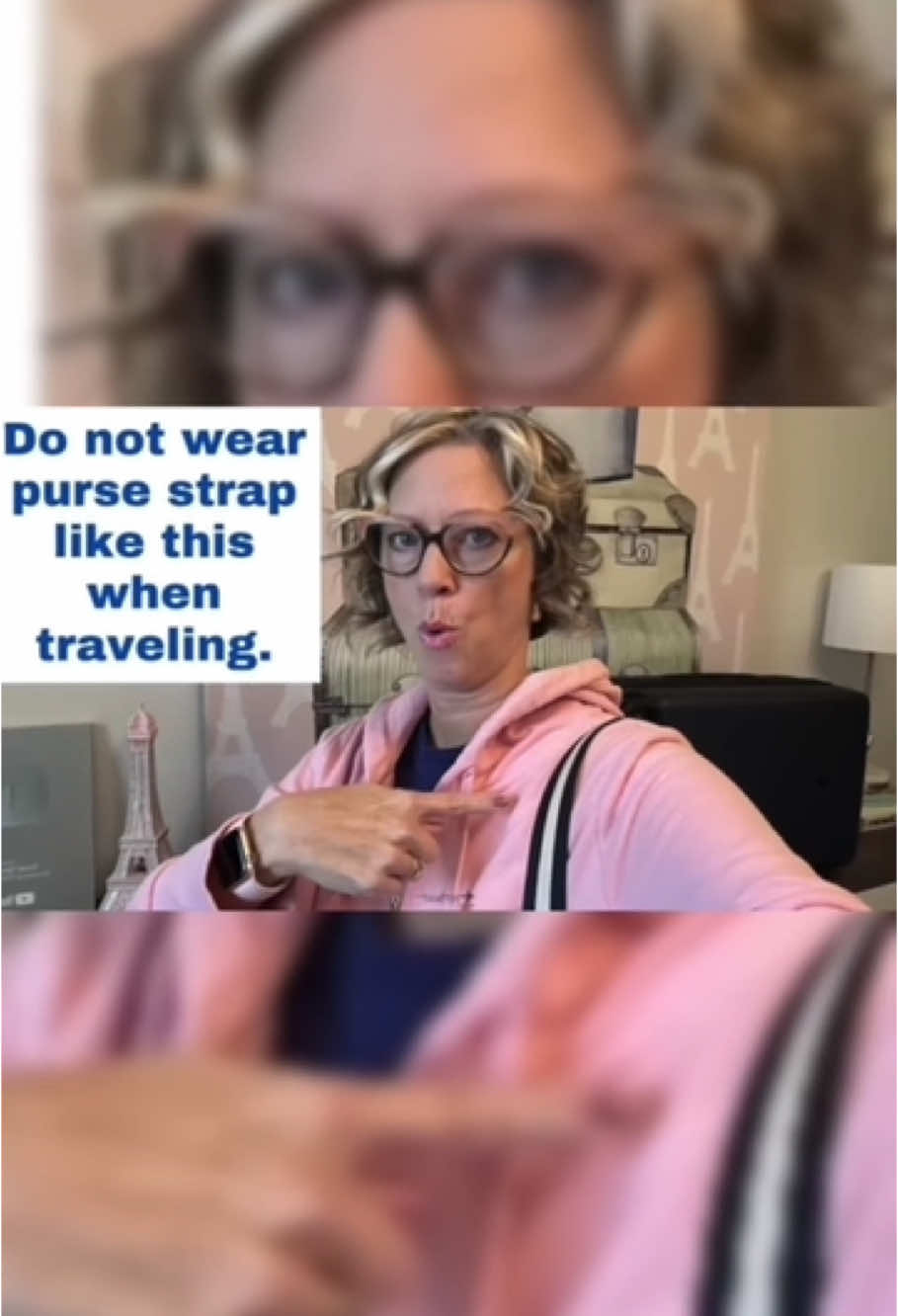 PURSE TRAVEL TIPS 🩷✈️ #travelhacks #traveltips #travellife #travelmistakes 