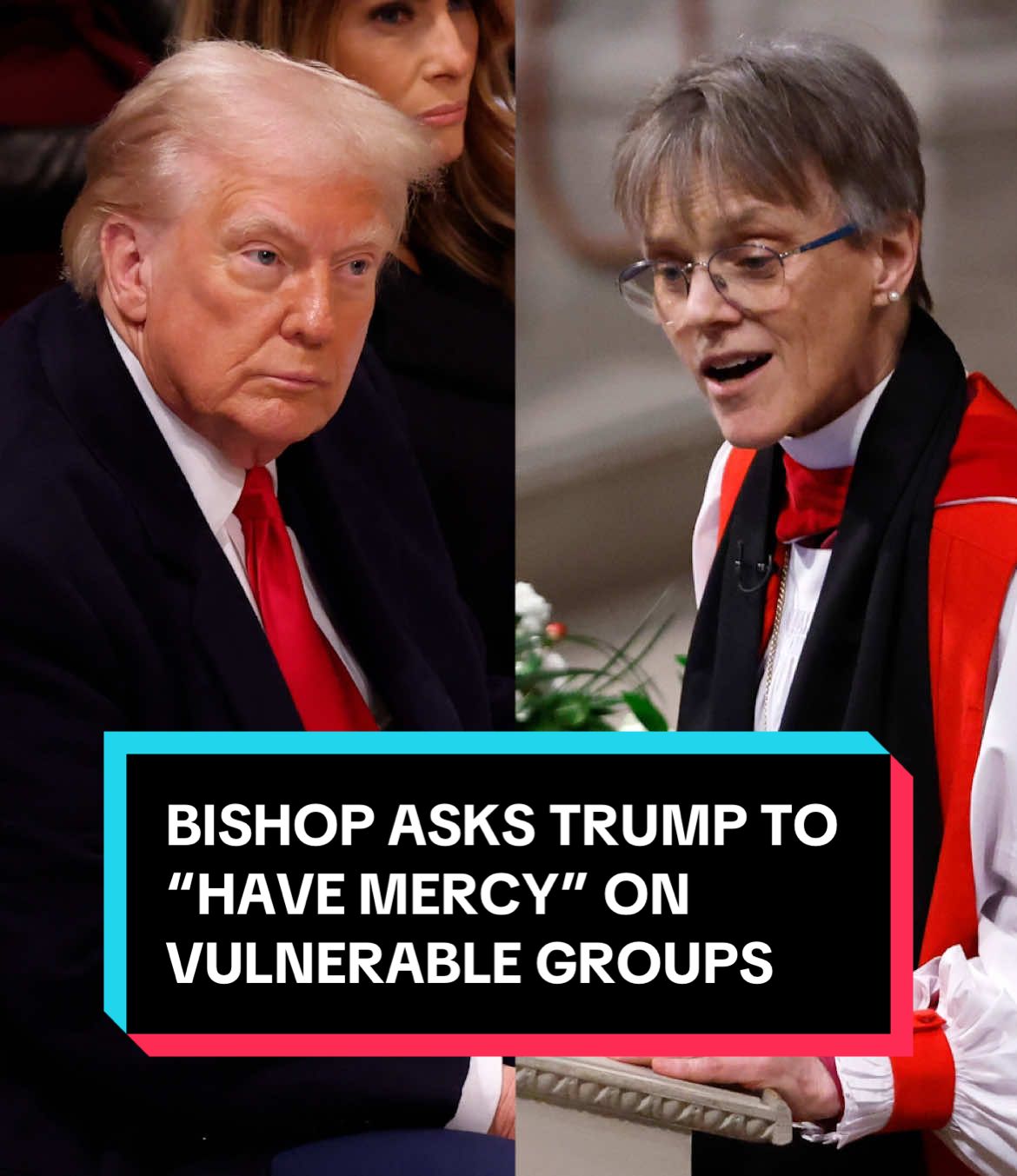 Bishop Mariann Edgar Budde, of the Episcopal Church, pleaded with Donald #Trump to 