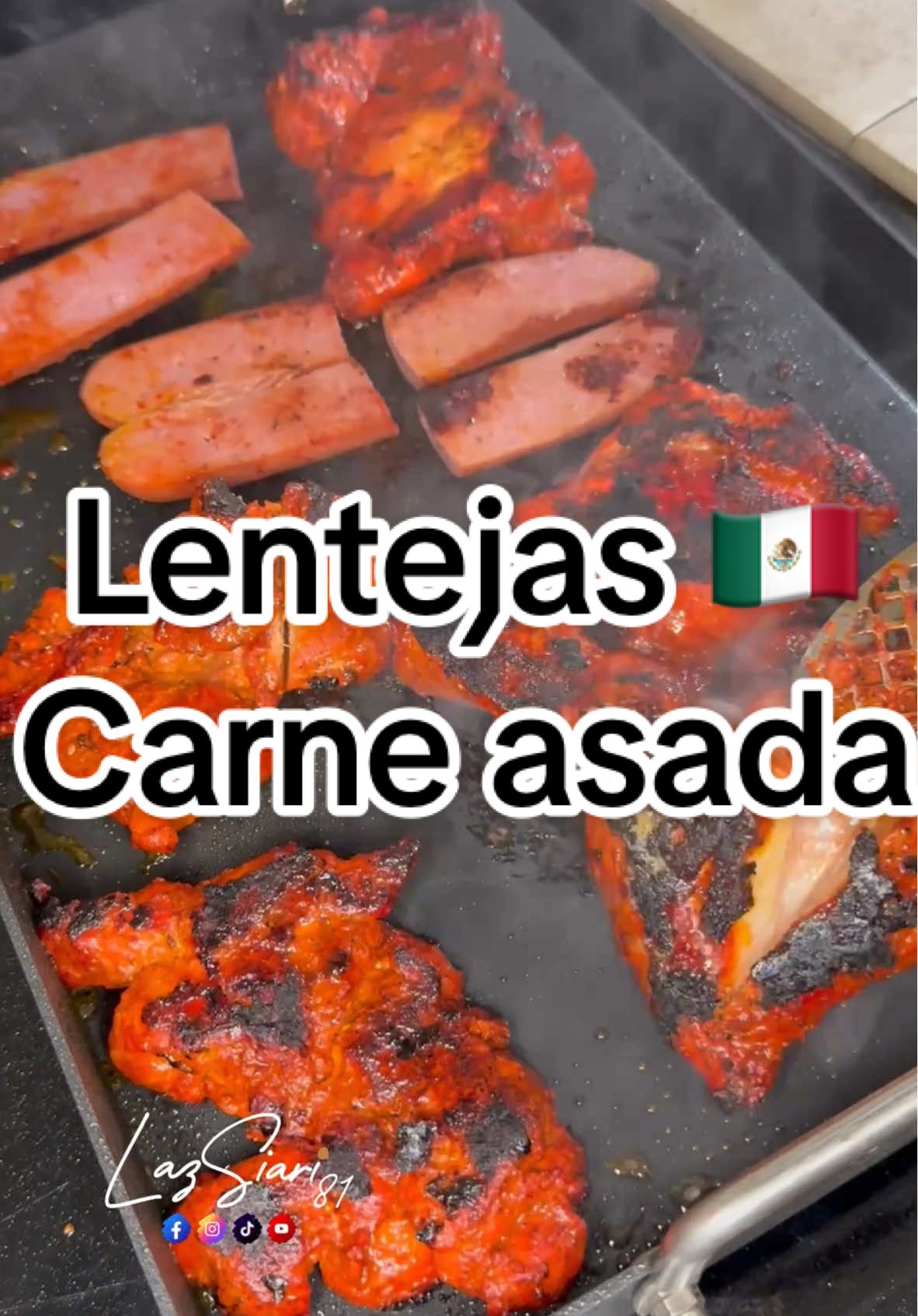 Lentejas mexicanas y carnita asada #carneasada #lentejas gracias @Botanas El Jefe por el seasoning esta chingon 