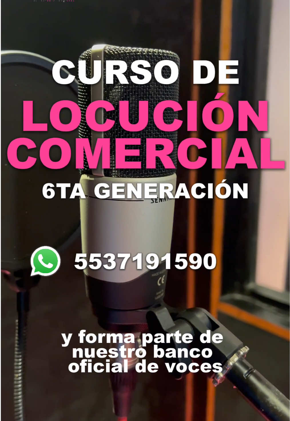 ¡Arrancamos 22 de Febrero! 🗣️🎙️ 📍Presencial Ciudad de México.  Contáctanos: 5537191590 5511676080 5533859466 5511305112 #locución #voiceover #locutores #vozenoff #locutor 