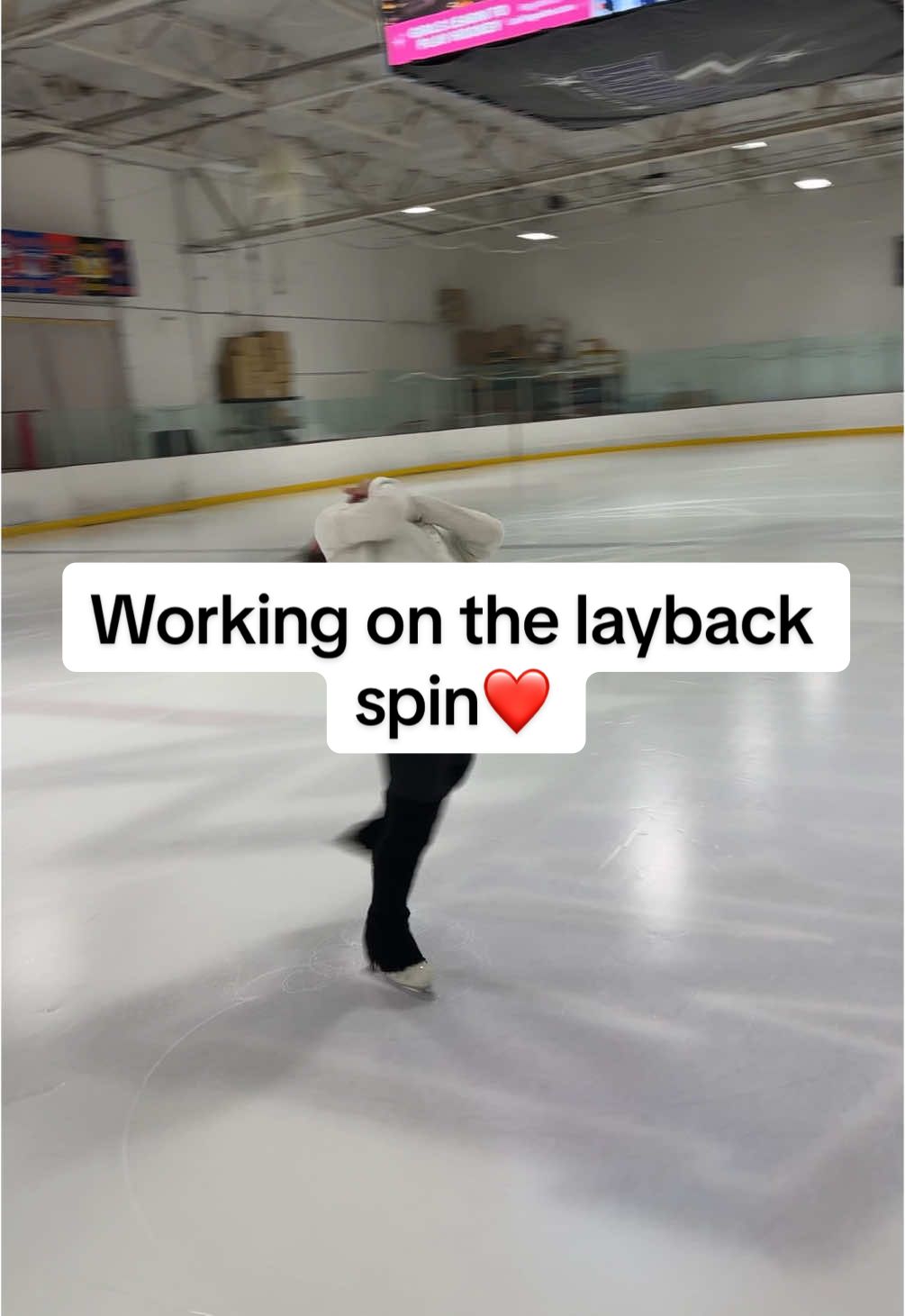 Working on my layback spin☺️🤍 #IceSkating #iceskater #figureskater #yasmineyamada #figureskaters 