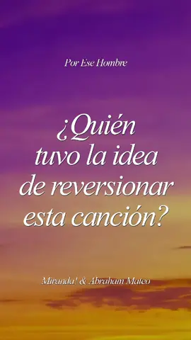 Fue Ese Hombre 🤣 ¡Qué buena idea @Abraham Mateo! ❤️🌹