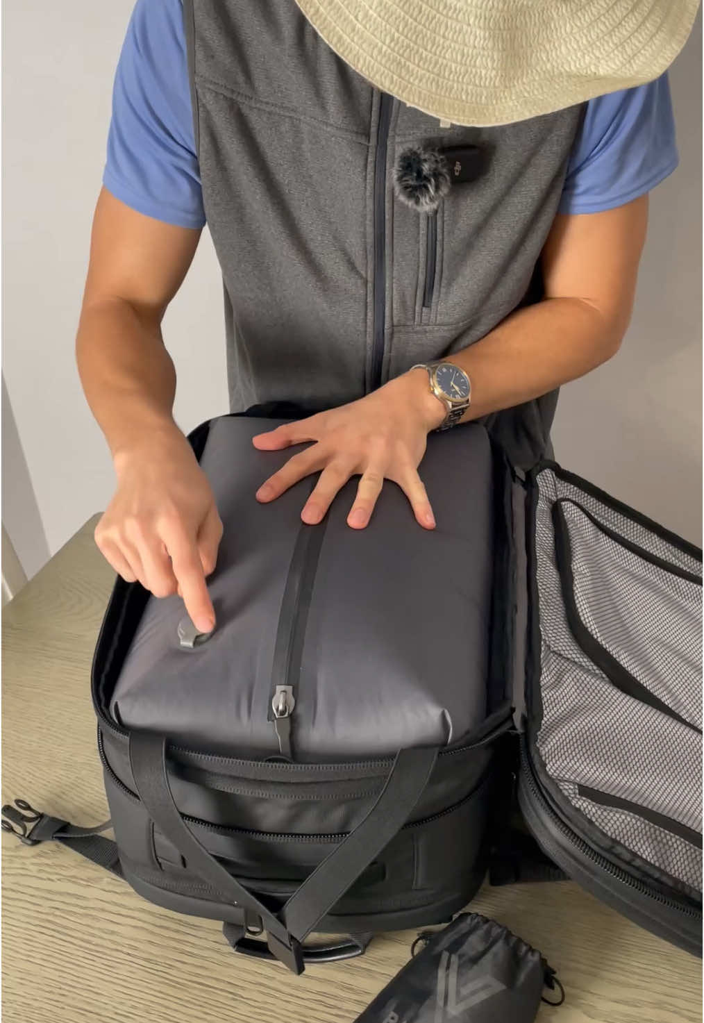 Goodbye checked bag fees and hello carryon freedom. 🤪 #travel #bag #packing #viralvideo 