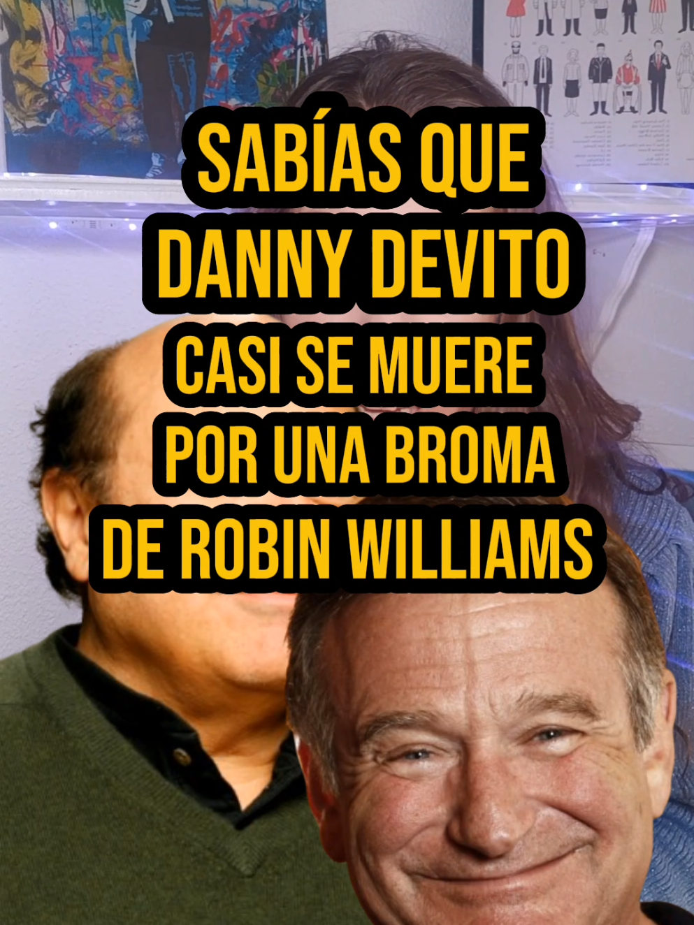 El 'mal rato' de #Dannydevito por una broma de #robinwilliams  #cineentiktok #quever #sabiasquetiktok #humorentiktok #deathtosmoochy #edwardnorton #peliculasrecomendadas 